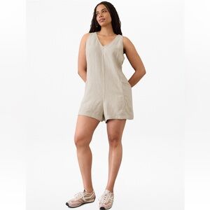 Athleta Retreat Linen Romper